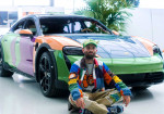 Porsche And Designer Sean Wotherspoon Worked Together To Create This Taycan 4 Cross Turismo Art Car - Photo