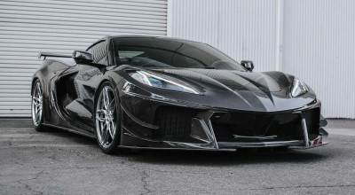 This Carbon Fiber Widebody Chevy Corvette C8 Is Desperate For Attention - Photo
