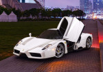 The Only Ferrari Enzo In The World Done In Bianco Avus White Is Up For Auction - Photo