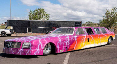 This Turbojet-Powered Mercedes-Benz Limousine Dragster Is Now Up For Auction - Photo