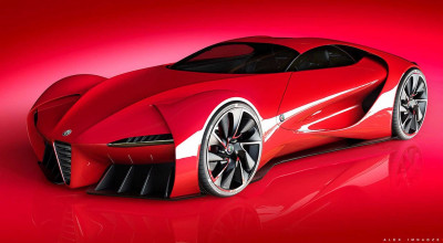 The Alfa Romeo 6C Concept Is A Disco Volante For The 21st Century - Photo
