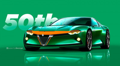 Renderings Depict A Completely Redesigned Alfa Romeo Montreal - Photo