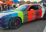 Dodge Challenger Received Limited-Edition Multicolor Wrap Displaying All 14 Of Its New Colors - Photo