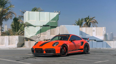 <span style='background: #ff0000'>Porsche</span> 911 Turbo S Gets 822 HP From Manhart - Photo