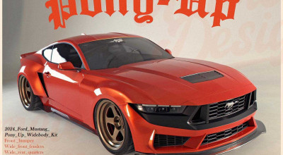 Check Out The First Ever Widebody 2024 Ford Mustang - Photo