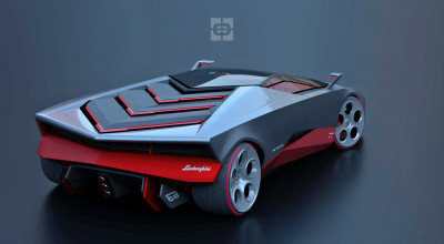 The Lamborghini Ravietta Was Designed By Skilled Auto Designer Cesar Olivera - Photo