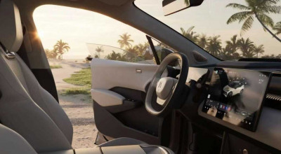 Interior Of Zeekr X Shown, Has Sliding Infotainment Display - Photo