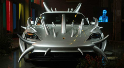 The Porsche Taycan 'Assasin' Is Protected By Seventy-Three Spikes - Photo