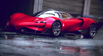 Designer Presents Alfa Romeo P7 Hypercar  Study - Photo