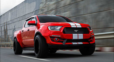Wat Ford Modified The Ford Ranger To Look Like A Wild Mustang - Photo