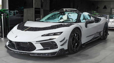 The Incredible <span style='background: #ff0000'>Ferrari</span> SF90 Spider by Mansory Produces 1,100 Horsepower  - Photo
