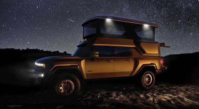 Gargantua Reimagined: The Brand-New GMC Hummer EV with EarthCruiser Overlanding Edifice - Photo