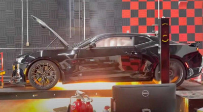 This 800 HP Chevrolet Camaro's Transmission Caught Fire! - Photo