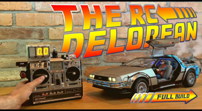 'Back To the Future' DeLorean Is Depicted Here In 1:8 Scale - Photo
