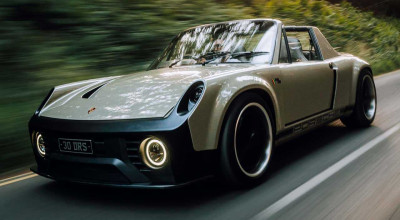 Porsche 914 Mid-Engine Restomod With Cayman Roots and Carbon Fiber Body Unveiled - Photo