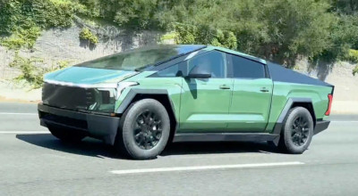 Tesla Cybertruck Dons Toyota Tundra Wrap, Stirs the Pickup Truck Landscape - Photo
