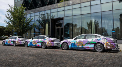 Art Cars From Hyundai And Genesis Are On Display In Manhattan, And They All Shout 'Busan is ready' - Photo