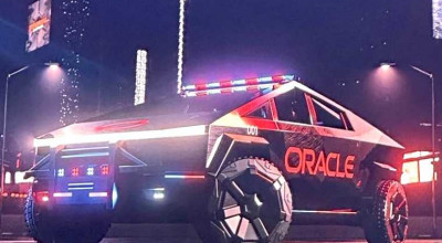 Oracle Founder Larry Ellison Hails Tesla Cybertruck as the Future of Police Cars - Photo