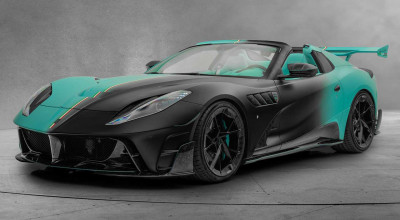 Ferrari 812 GTS Evolves into a Stallone Tempesta Nera Verda, Showcasing Mansory's Craft on a 830 HP V12 Engine - Photo