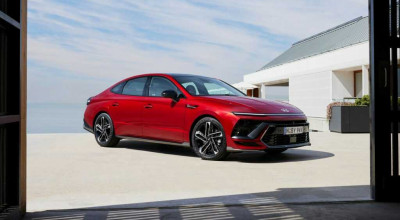 Australia's 2024 <span style='background: #ff0000'>Hyundai</span> <span style='background: #ff0000'>Sonata</span> N Line Will Deliver A Mighty 286 Horsepower - Photo