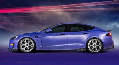 Tesla Model S Plaid Transformed: Vorsteiner's Carbon Fiber Kit Elevates Style and Aerodynamics - Photo