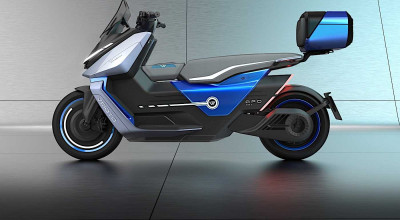 Vmoto Unveils the Stunning APD Concept Scooter Designed by Pininfarina at EICMA - Photo