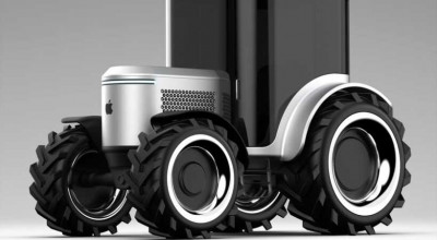 Apple Tractor Pro Is A Cute Farming Concept With A Tech Twist - Photo