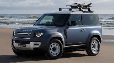 Ride the Waves with Land Rover Defender Pacific Blue Edition - Photo