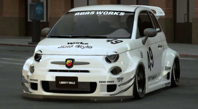 Transform Your Fiat 500 Abarth into a Motorsport Marvel with Liberty Walk's $15K Kit - Photo