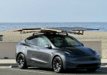 This Solar-Powered Tesla Model Y Is A Custom Innovation For Enhanced Range - Photo