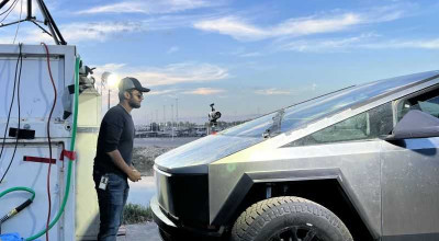 Cybertruck Rust Scare Debunked: Surface Spots, No Big Deal! - Photo