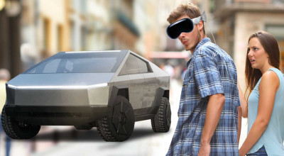 Vision Pro Goggles in the Driver's Seat: A New Level of Distracted Driving - Photo