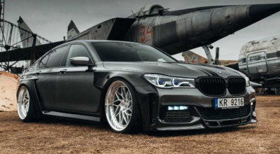 BMW G11 7-Series Receives Unique Carbon Fiber Widebody Treatment - Photo