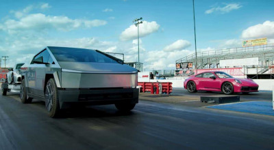Tesla Cybertruck vs. Porsche 911: The Ultimate Drag Race Showdown - Photo