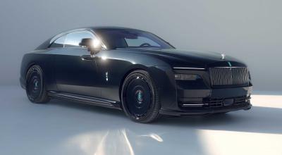 Spofec Unveils Dark-Themed Rolls-Royce Spectre With Aerodynamic Enhancements - Photo