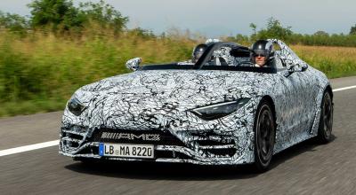 <span style='background: #ff0000'>Mercedes</span>-AMG PureSpeed Roadster Enters Final Testing Phase With New Photos Revealed - Photo