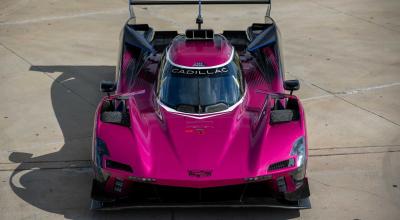 <span style='background: #ff0000'>Cadillac</span> Celebrates Pink <span style='background: #ff0000'>Cadillac</span> Day With Special V-Series Livery - Photo