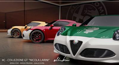 In Racing Green, Red, And Yellow: Alfa  Romeo 4C Collezione GT Honors A Legend - Photo