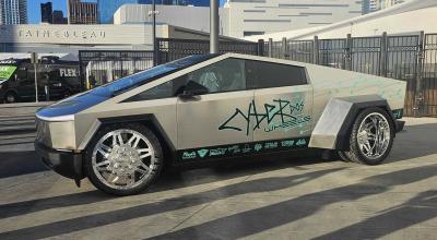 Tesla Cybertruck Reimagined: Reds Miami Unleashes A Six-Wheeled Monster - Photo