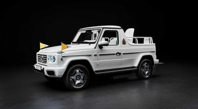 Mercedes Unveils High-Tech G-Class Popemobile For Pope Francis - Photo