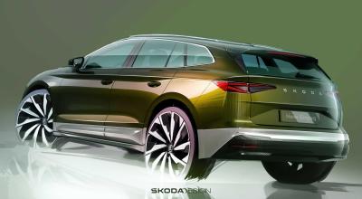 Skoda Enyaq Facelift Teased: Sharper Design And Improved Aerodynamics - Photo