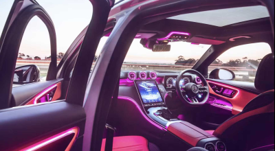 2024 Mercedes-AMG GLC43 Coupe Car Seat Check: Stylish, But Cramped - Photo