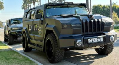 Latvia’s Dartz Brings $500K Prombron Black Stallion Type C SUV To Los Angeles Streets - Photo