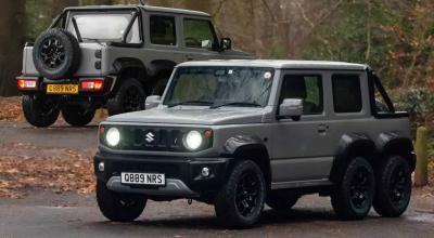 Six Wheels, One Crazy Ride: The Ultimate Custom Suzuki Jimny - Photo
