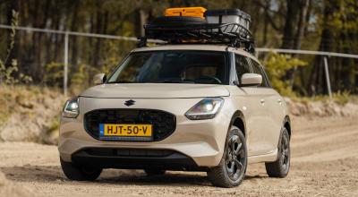 <span style='background: #ff0000'>Suzuki</span> <span style='background: #ff0000'>Swift</span> AllGrip FX Is The Tiny Adventurer You Didn’t Know You Needed - Photo