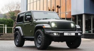 This Jeep <span style='background: #ff0000'>Wrangler</span>’s New Grille Looks Like It Came From A Land Rover (On Purpose) - Photo