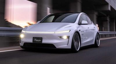 T-Demand Drops The Tesla Model 3 And Y — Literally - Photo