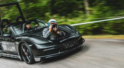 The $90K Camera Car: Porsche Apprentices Built a 345 HP 3-Seat 718 Boxster S - Photo