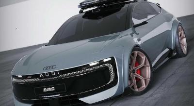 Audi E5 Sportback Gets RS6-Inspired Widebody Makeover In Stunning Render - Photo