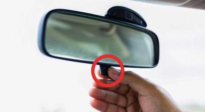 The Physics of the Flip: What Does That Tab on Your Rearview Mirror Do - Photo